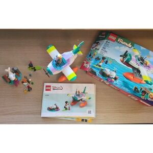 LEGO Friends Sea Rescue Plane 41752 with 203 Pieces 2 Mini Figures Instructions